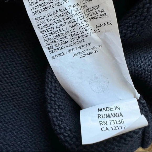 NEW WEEKEND MAX MARA Moresca Crewneck Sweater Navy White Striped Size S - Picture 16 of 16